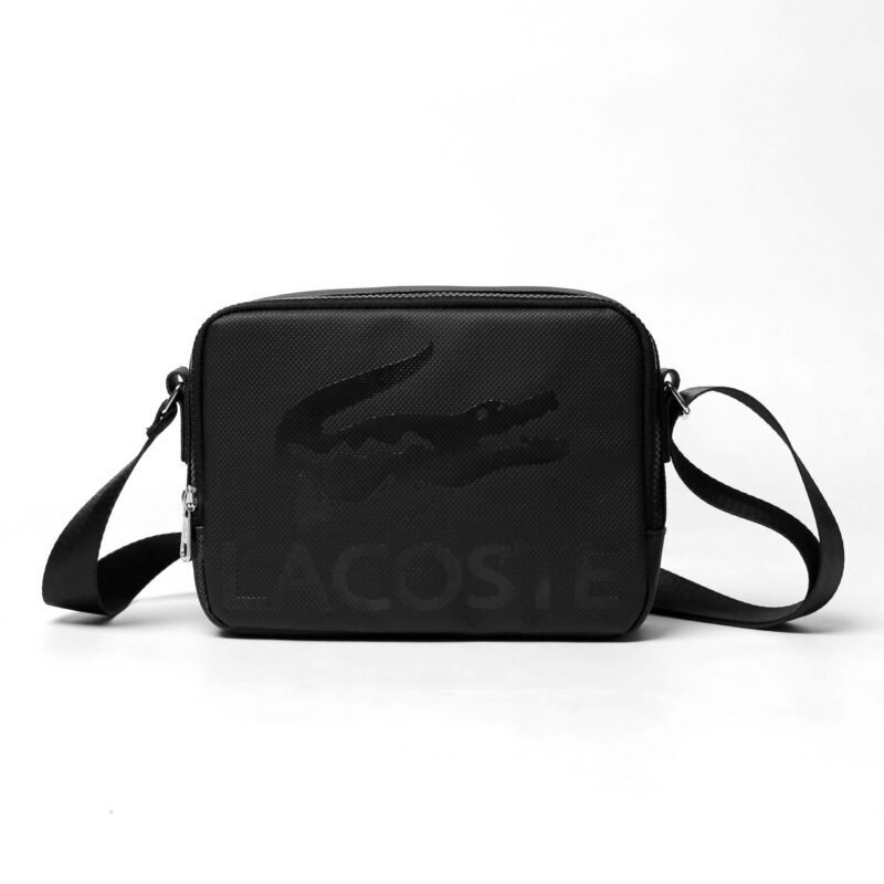 Lacoste All-Black Compact Bag (WOLF T39)