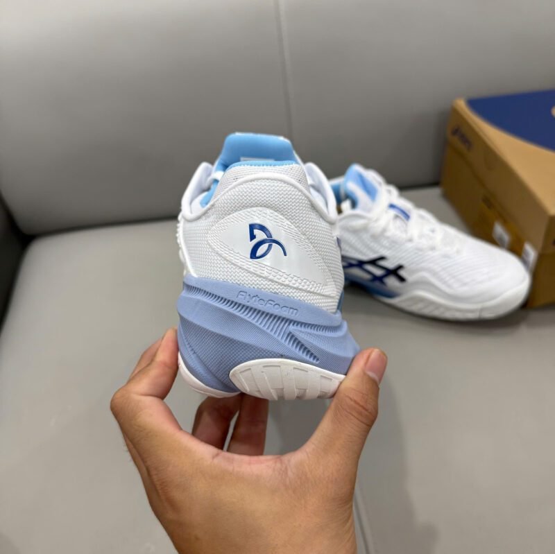 Giày Asics Court FF 3 Novak - White Tuna Blue 1041A - Hình ảnh 5