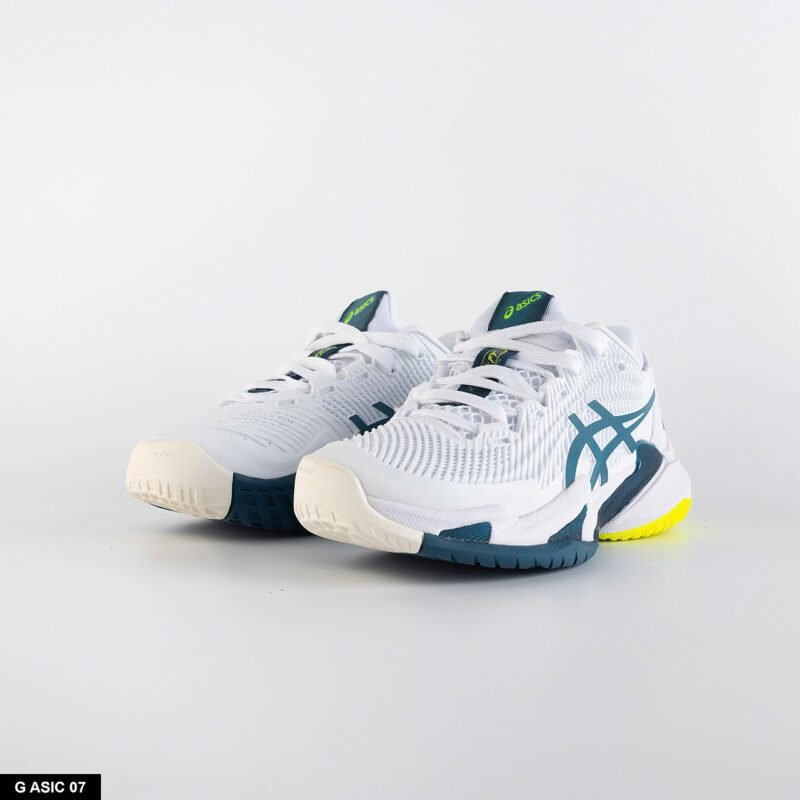 Giày Asics Court FF 3 - White Blue 1041A - Hình ảnh 2