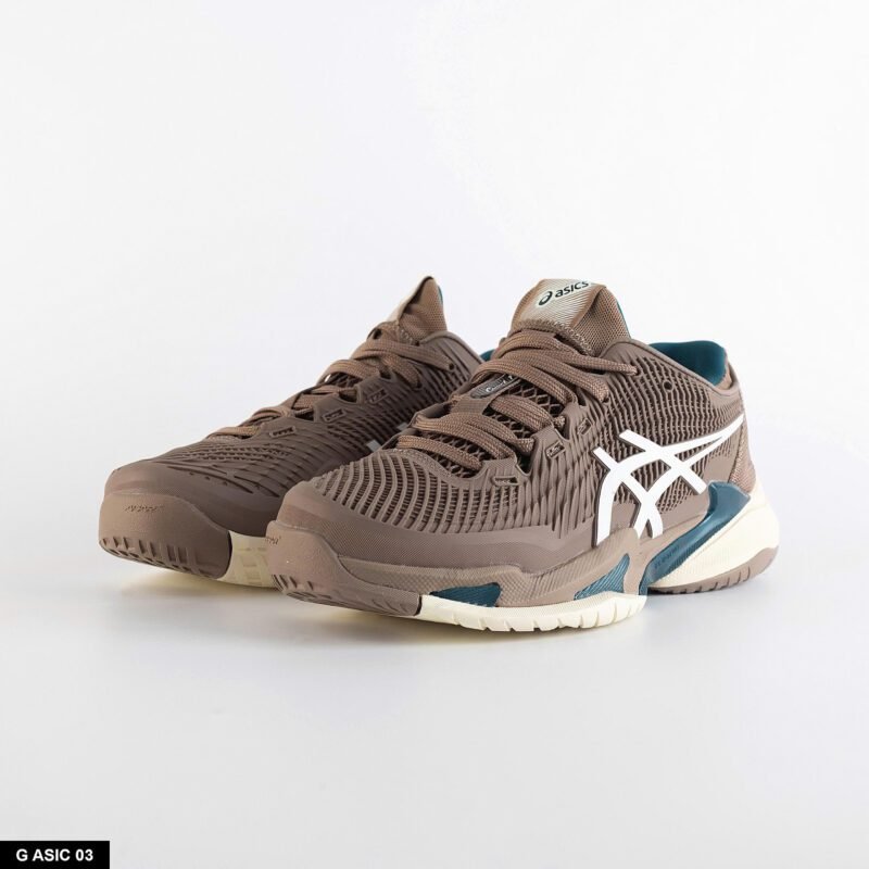 Giày Asics Court FF 3 - Taupe Grey White 1041A - Hình ảnh 2