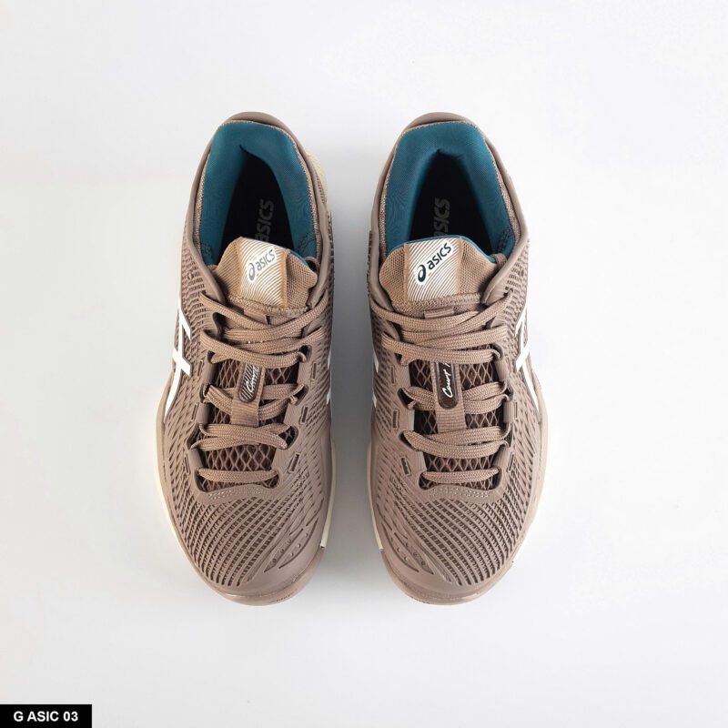 Giày Asics Court FF 3 - Taupe Grey White 1041A - Hình ảnh 3