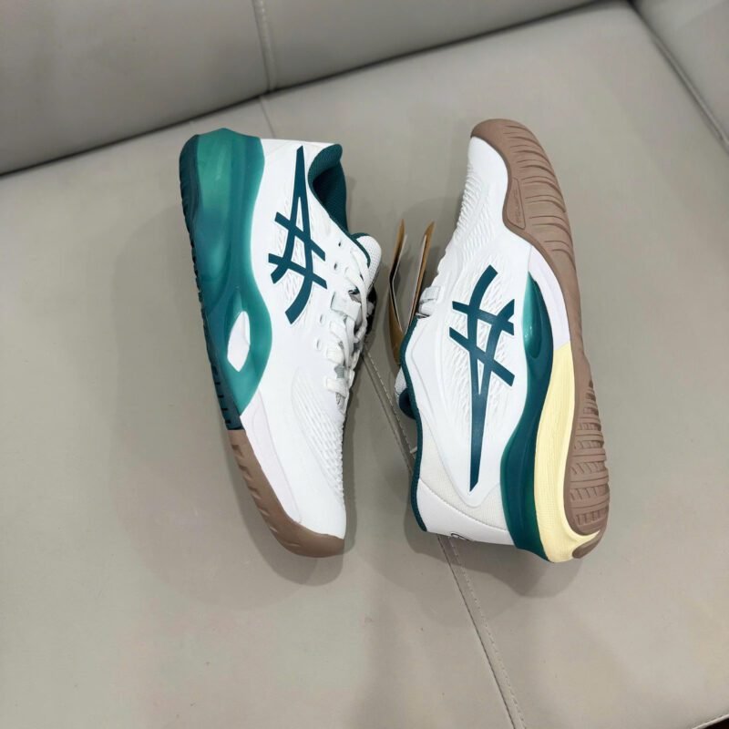 Giày Asics Gel-Resolution X - White Saxon Green 1041A - Hình ảnh 3