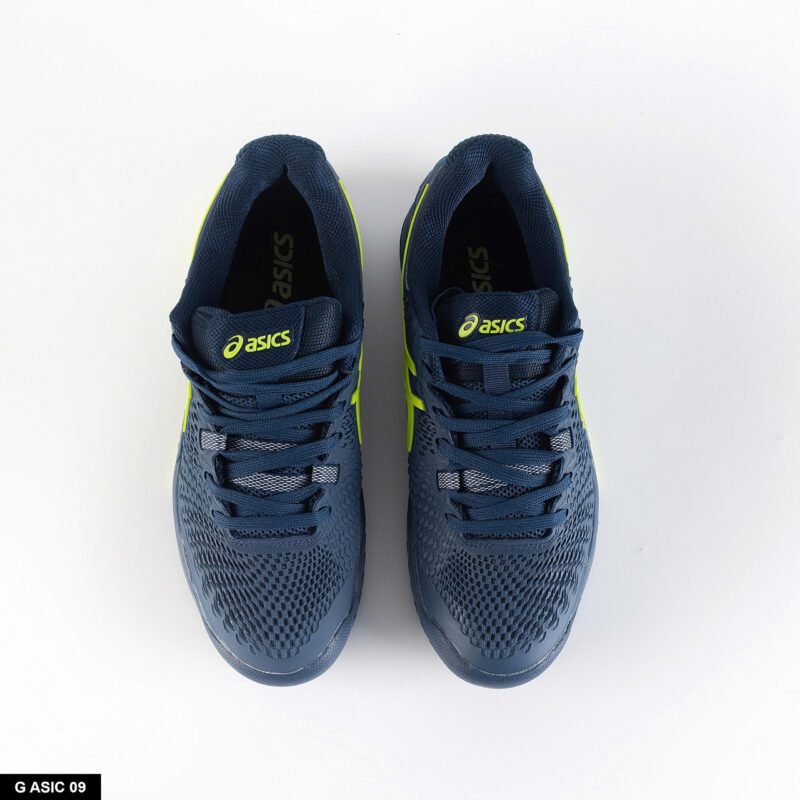 Giày Asics Gel-Resolution 9 - Blue Safety Yellow 1041A - Hình ảnh 3