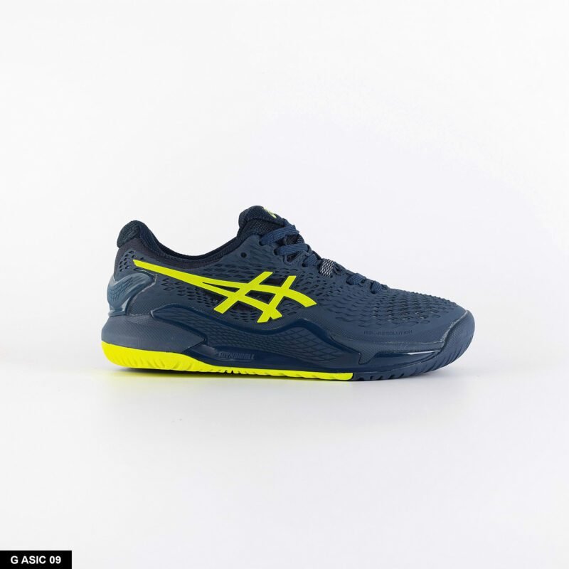Giày Asics Gel-Resolution 9 - Blue Safety Yellow 1041A - Hình ảnh 6