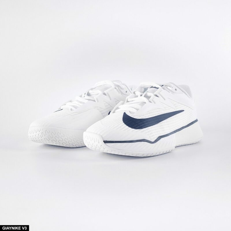 Giày Nike Court Air Zoom Vapor Pro 3 Premium HC - White Midnight Navy - Hình ảnh 2
