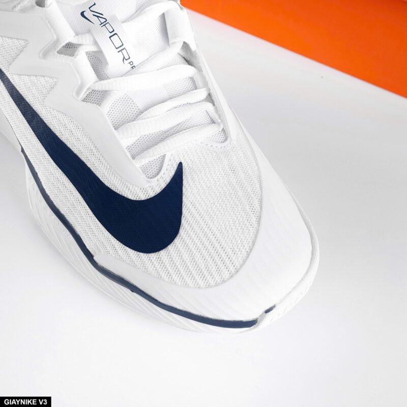 Giày Nike Court Air Zoom Vapor Pro 3 Premium HC - White Midnight Navy - Hình ảnh 10