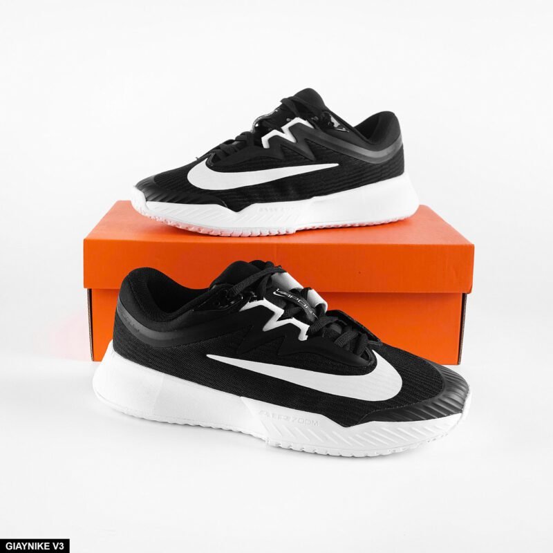 Giày Nike Vapor Pro 3 HC - Black White - Hình ảnh 8