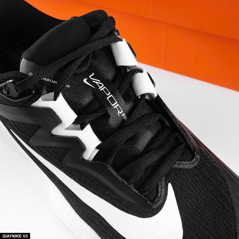 Giày Nike Vapor Pro 3 HC - Black White - Hình ảnh 12