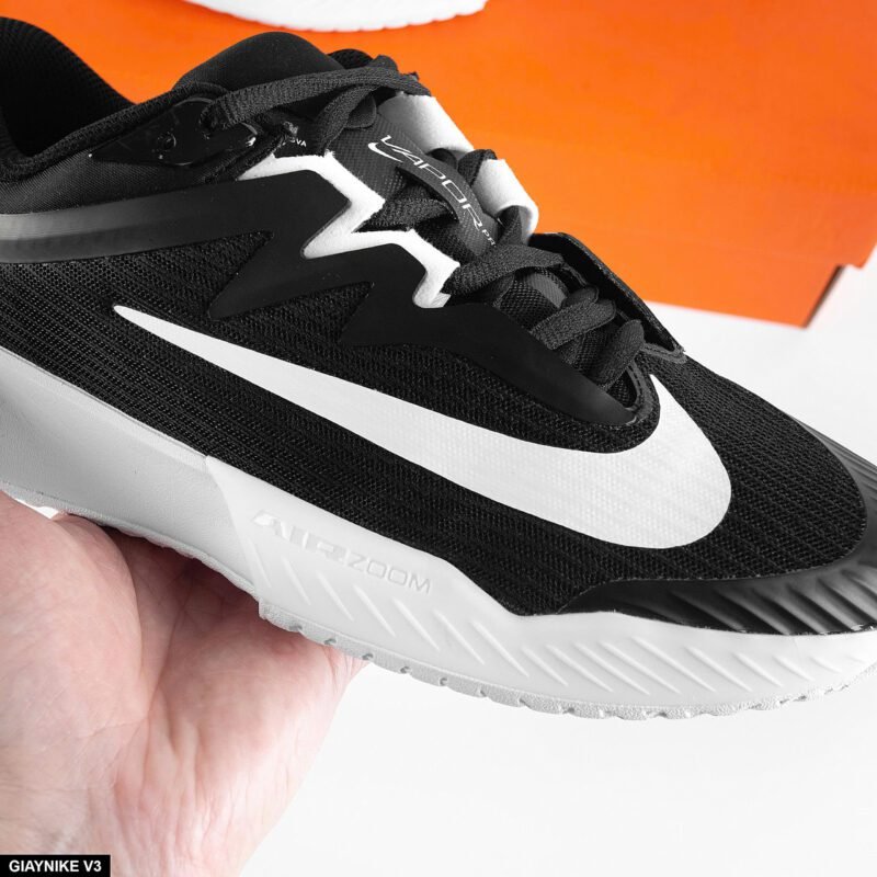 Giày Nike Vapor Pro 3 HC - Black White - Hình ảnh 11