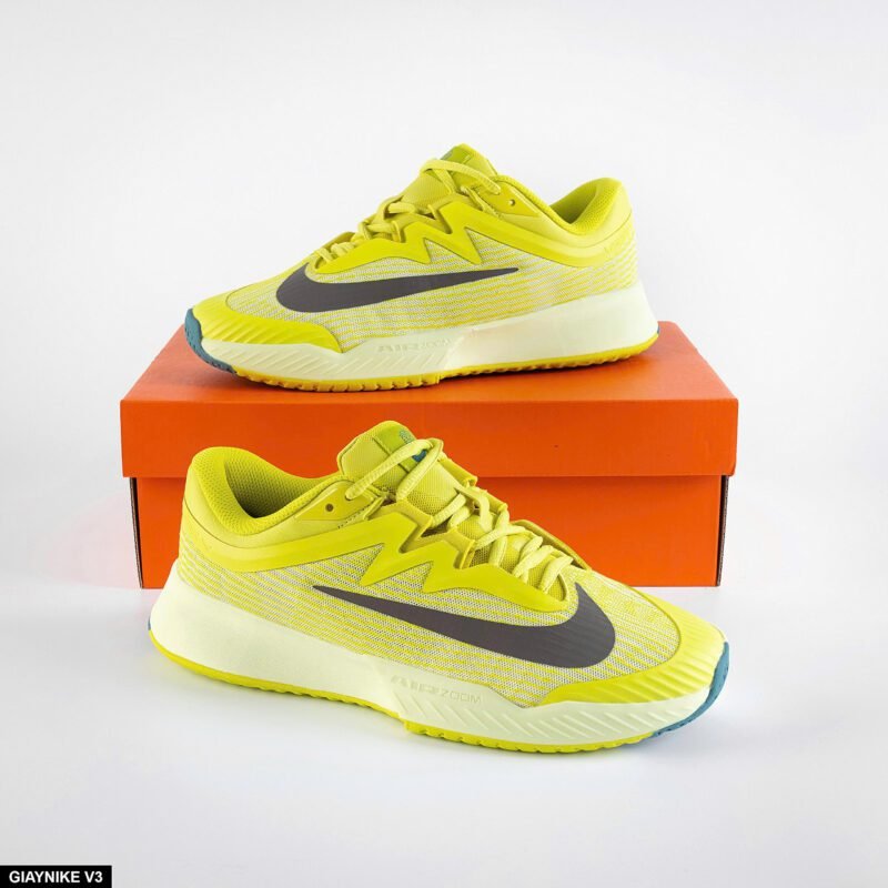 Giày Nike Court Air Zoom Vapor Pro 3 Premium HC - High Voltage - Hình ảnh 8