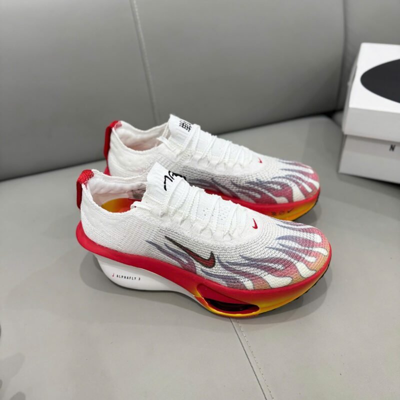 Giày Nike Alphafly Next% 3 Premium - White Red Fire Black University HQ3501 - Hình ảnh 4