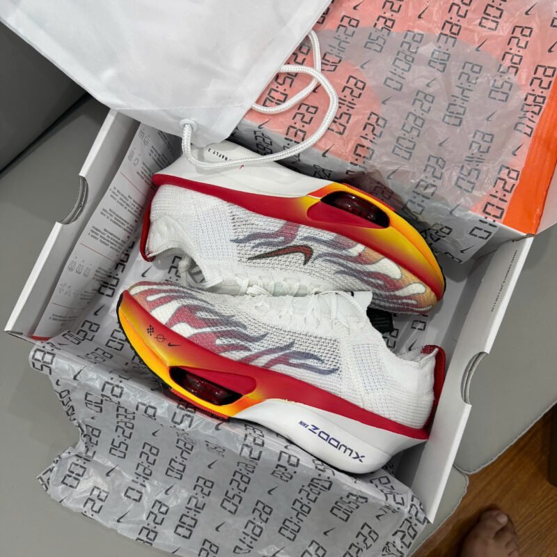Giày Nike Alphafly Next% 3 Premium - White Red Fire Black University HQ3501 - Hình ảnh 5