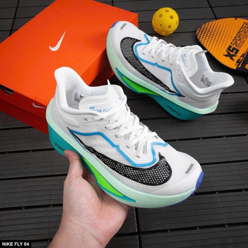 Giày Nike Zoom Fly 6 - Trắng Xanh - Hình ảnh 4