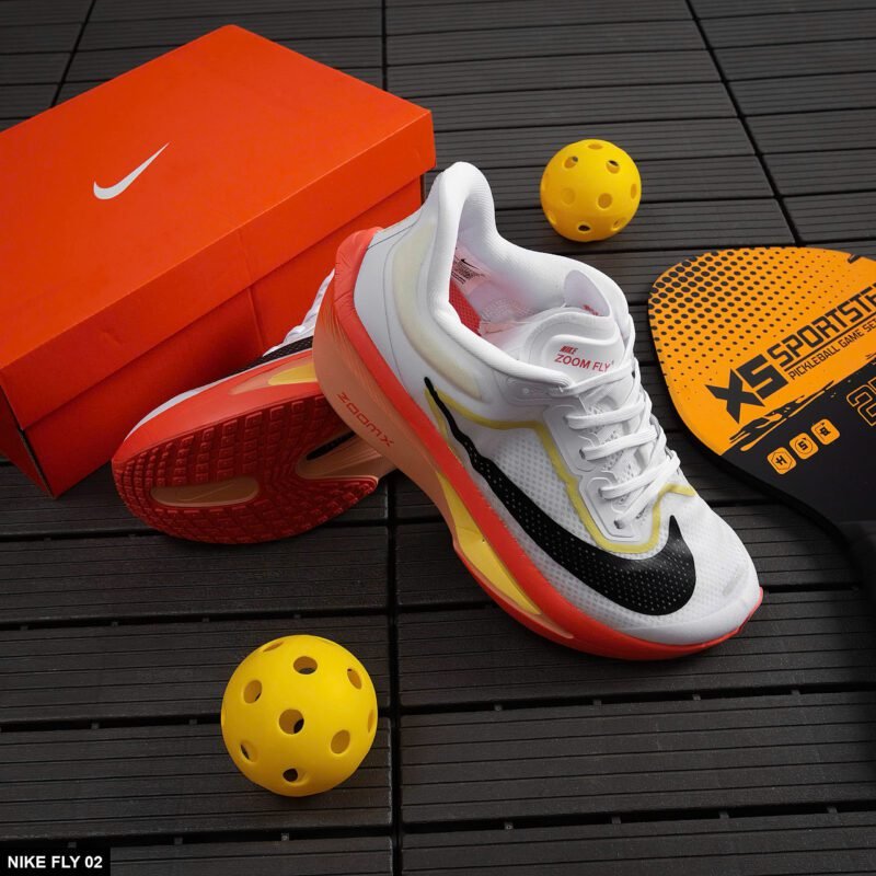 Giày Nike Zoom Fly 6 - White Black Magic Ember - Hình ảnh 5