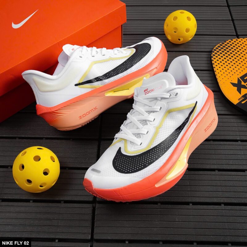 Giày Nike Zoom Fly 6 - White Black Magic Ember - Hình ảnh 4