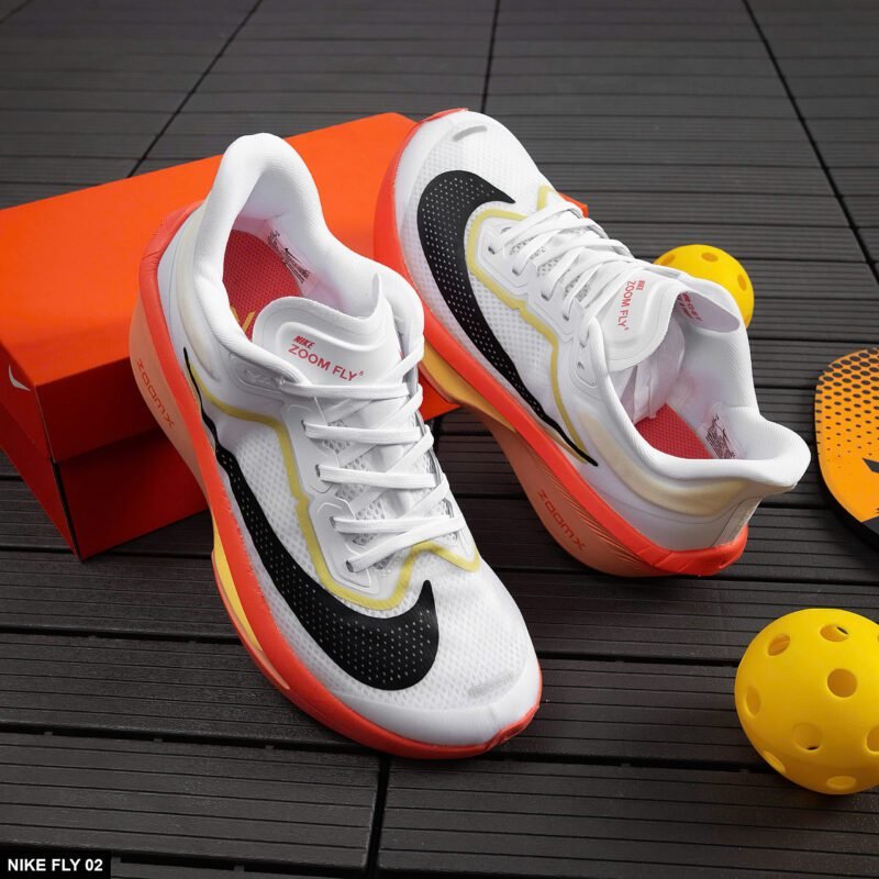 Giày Nike Zoom Fly 6 - White Black Magic Ember - Hình ảnh 3