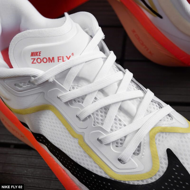 Giày Nike Zoom Fly 6 - White Black Magic Ember - Hình ảnh 8