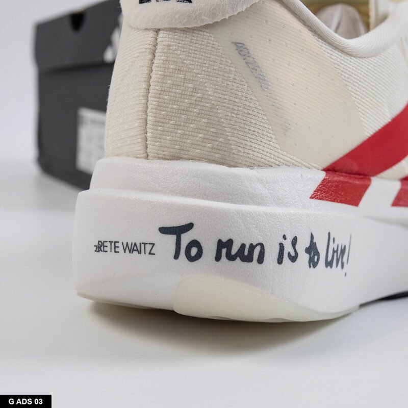 Giày adidas Adizero Evo SL - White Red - Hình ảnh 10