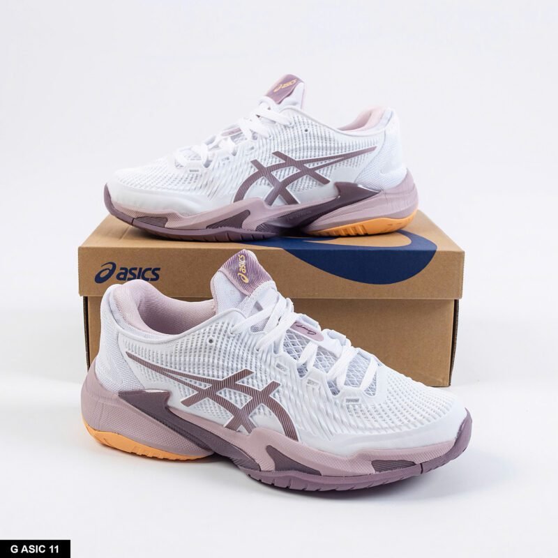 Giày Asics Court FF 3 - White Watershed Rose 1042A - Hình ảnh 4