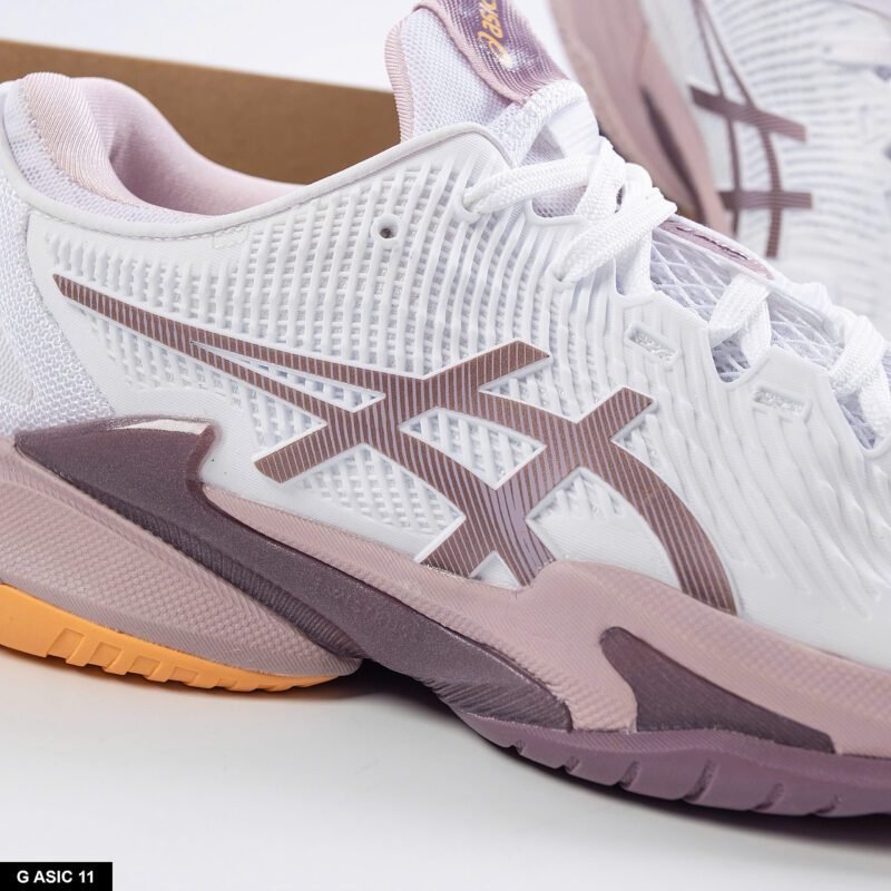 Giày Asics Court FF 3 - White Watershed Rose 1042A - Hình ảnh 7
