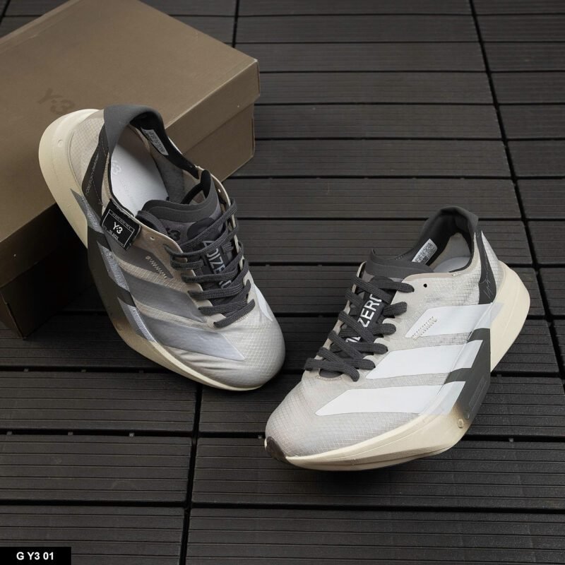 Giày adidas Y-3 Adios Pro 4 Alumina Cinder Màu Xám - Hình ảnh 4