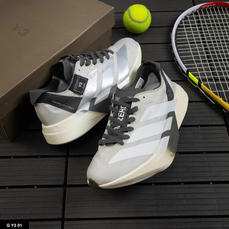 Giày adidas Y-3 Adios Pro 4 Alumina Cinder Màu Xám - Hình ảnh 5
