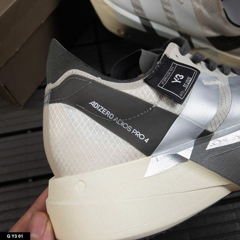 Giày adidas Y-3 Adios Pro 4 Alumina Cinder Màu Xám - Hình ảnh 11