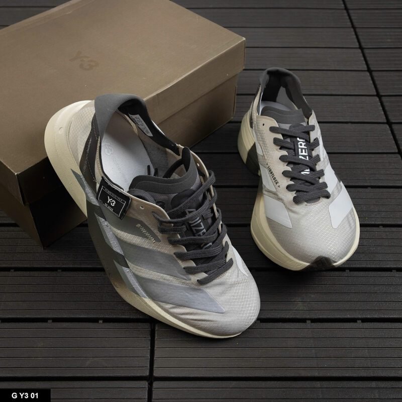 Giày adidas Y-3 Adios Pro 4 Alumina Cinder Màu Xám - Hình ảnh 2