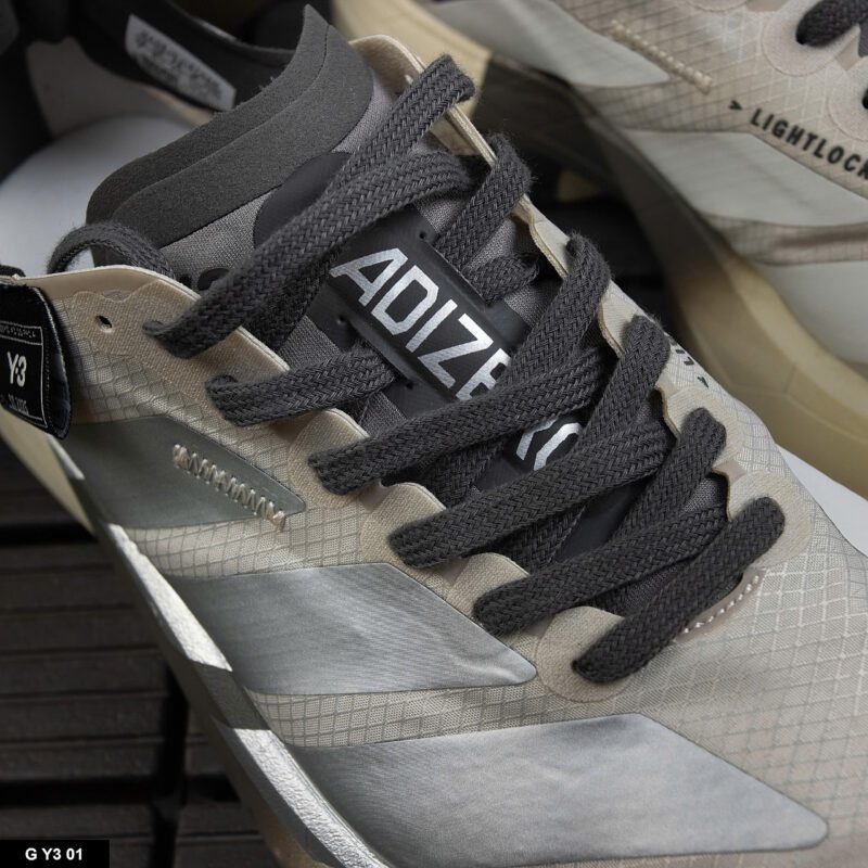 Giày adidas Y-3 Adios Pro 4 Alumina Cinder Màu Xám - Hình ảnh 8
